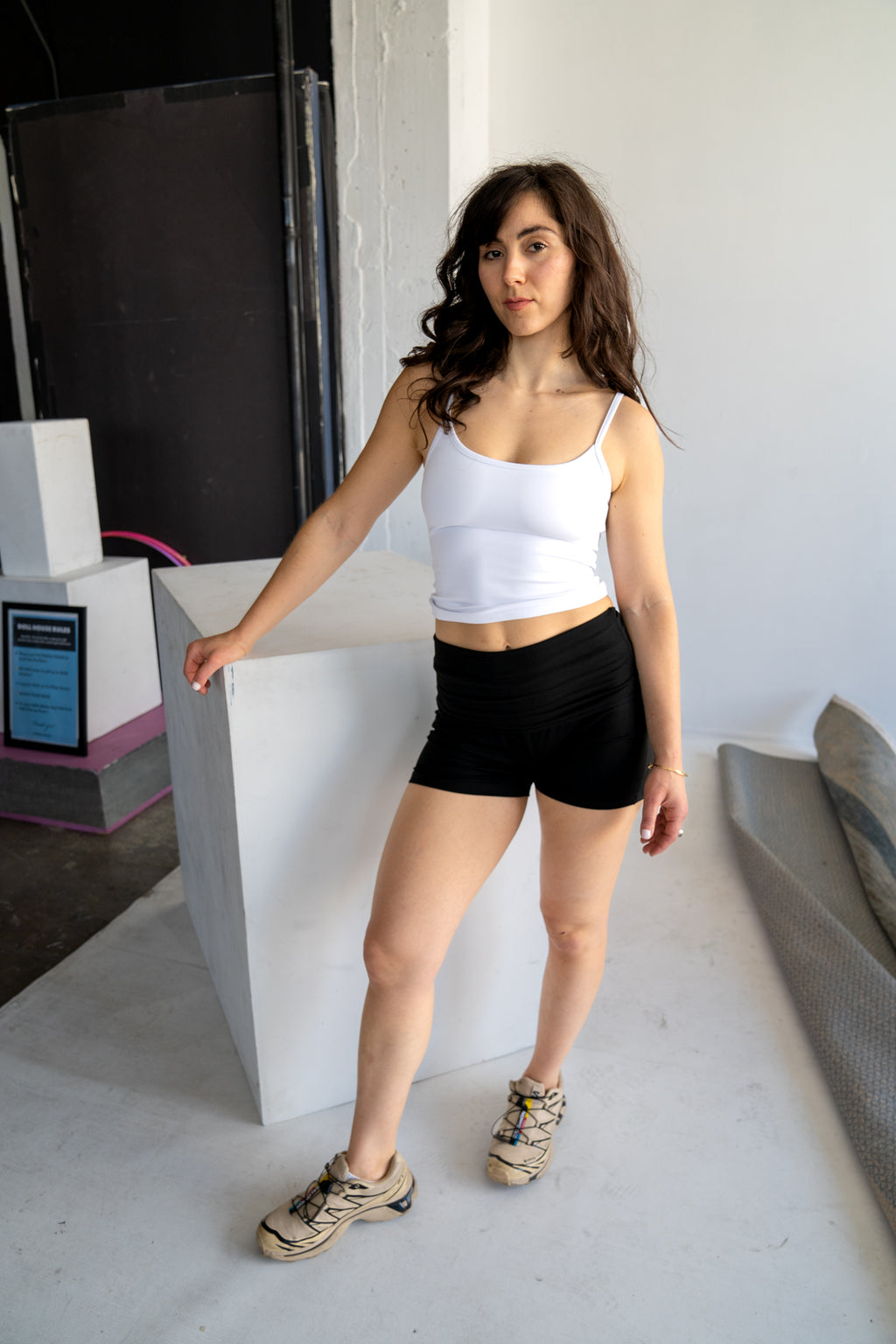 EllKay Essentials Foldover Mini Short