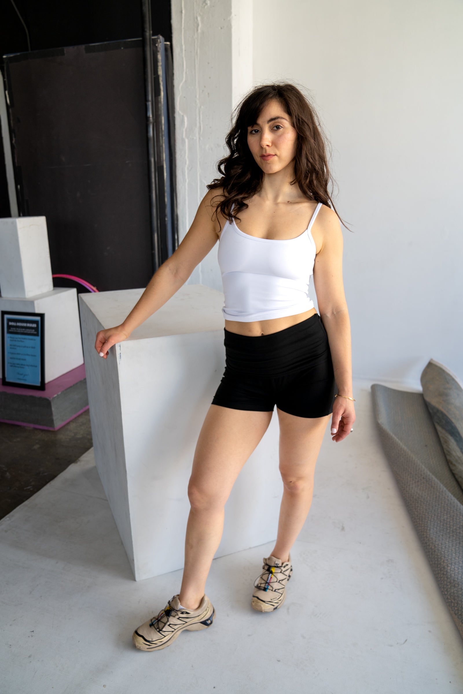 EllKay Essentials Foldover Mini Short