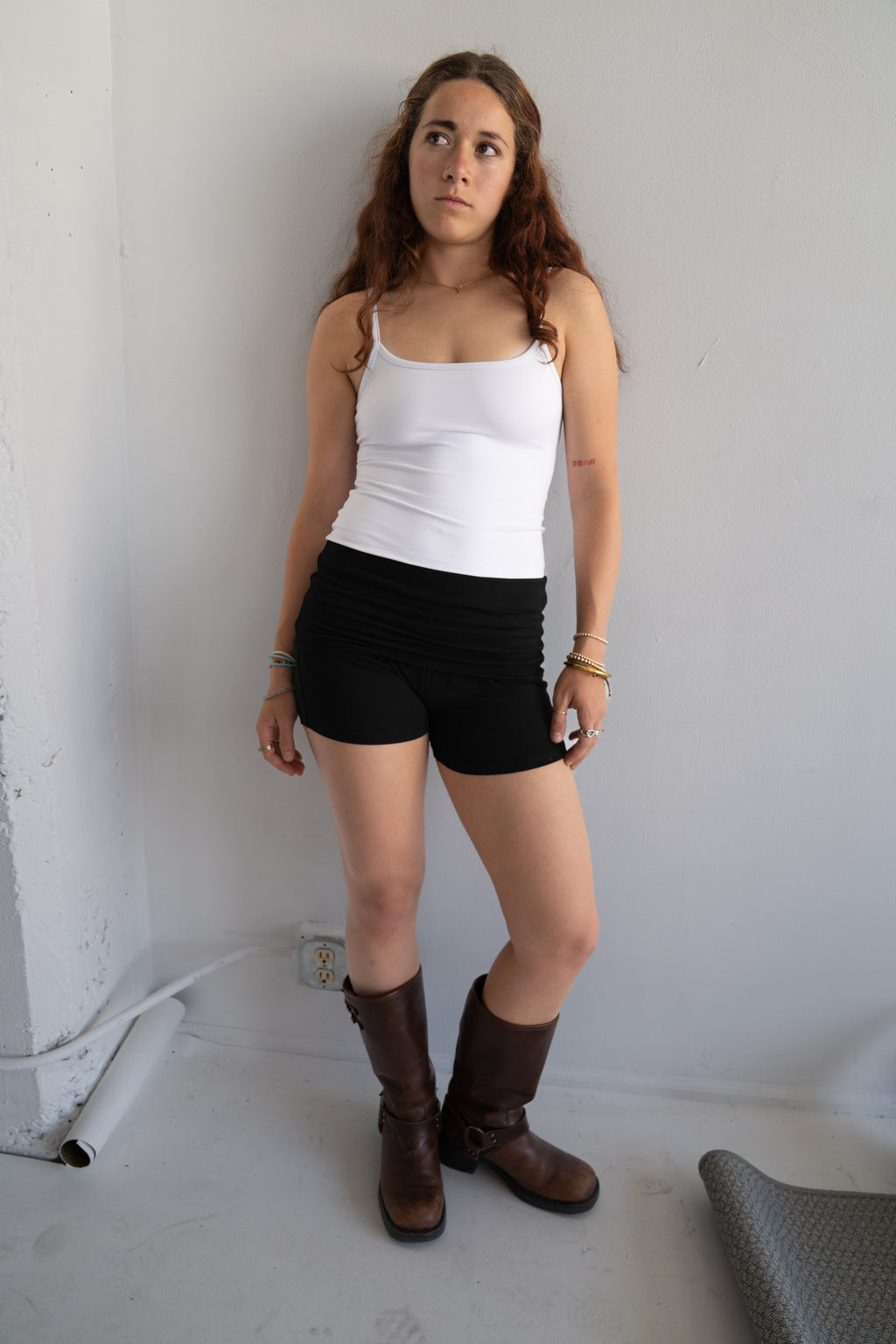 EllKay Essentials Foldover Mini Short